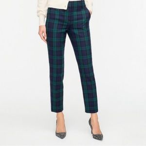 🎄 J. Crew High Rise Cameron Tartan Plaid Pants
